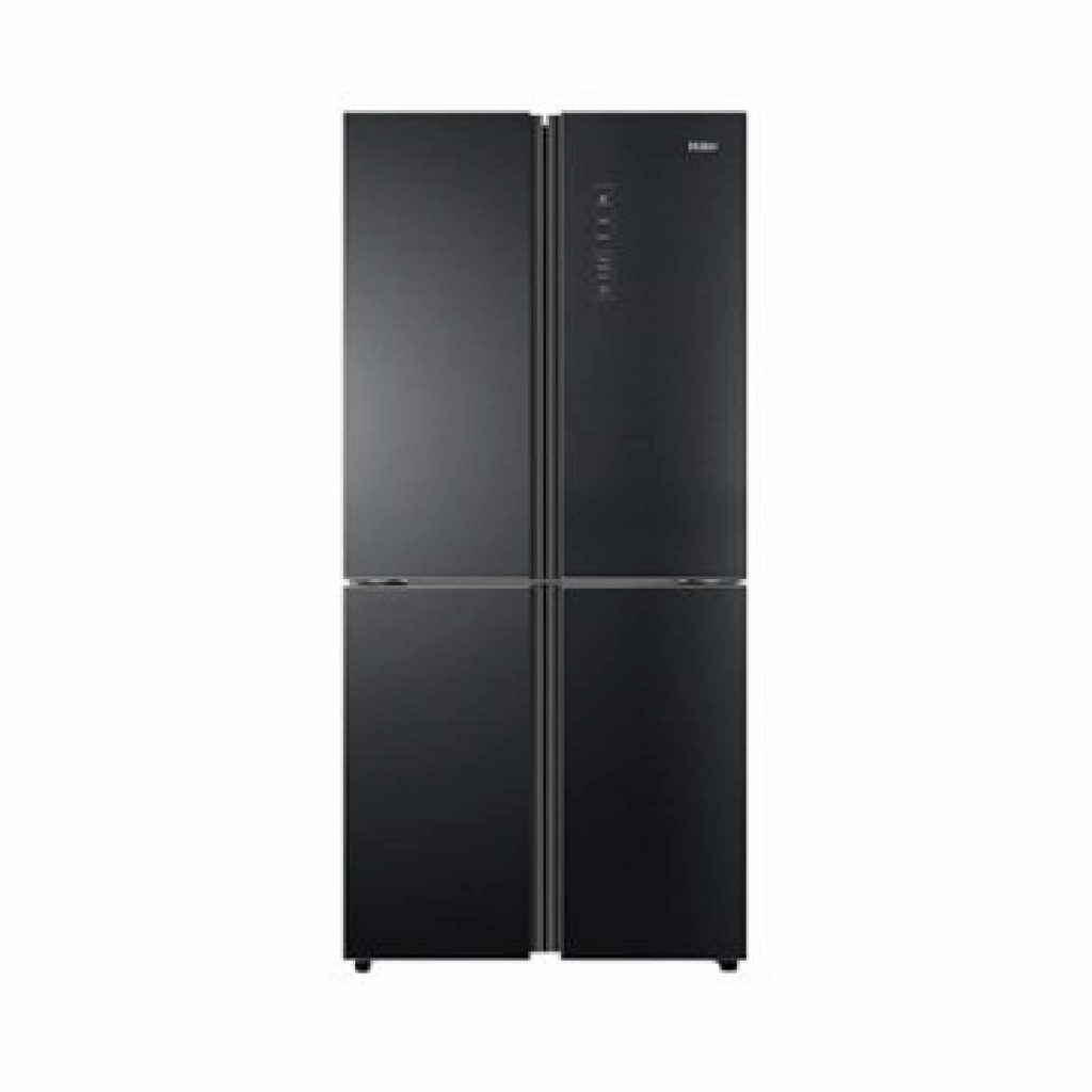 Haier Four Door HRF-578TBG | Black Glass – To Me Mart