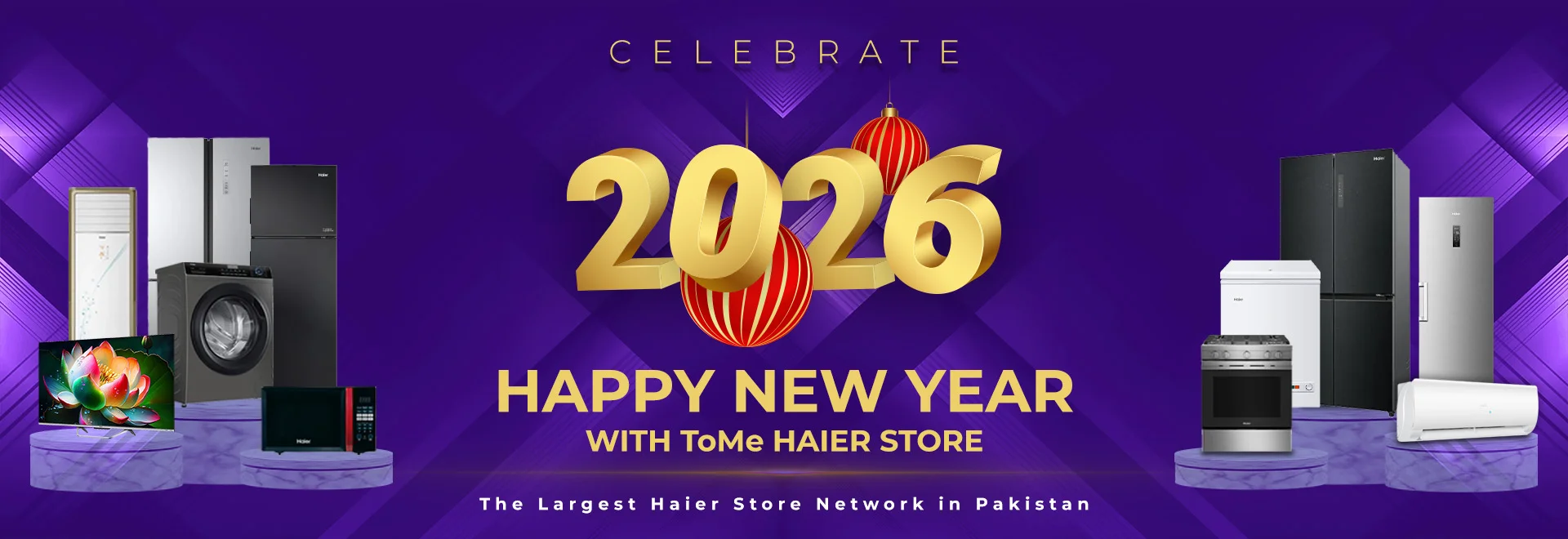 Happy New Year Web Banner